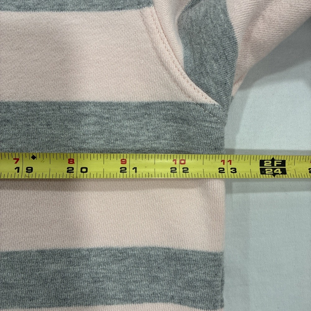 Lauren Ralph Lauren Women's 1/4 Zip Pullover‎ Size Large Striped Cotton Casual - Picture 9 of 16